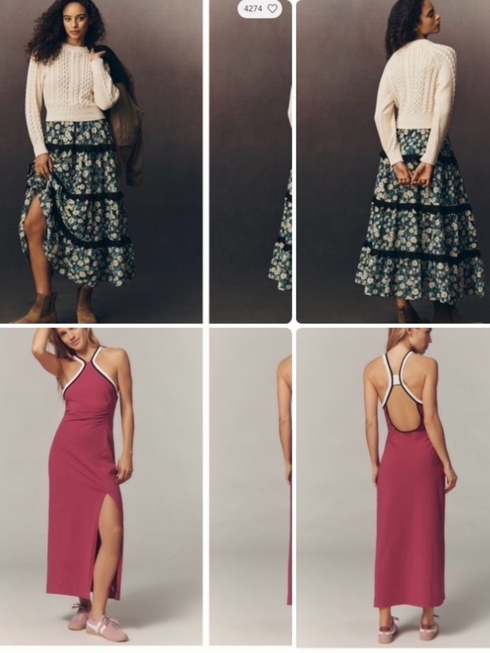 Anthropologie Bundle (2 Dresses - XS, 1 skirt - XXS)